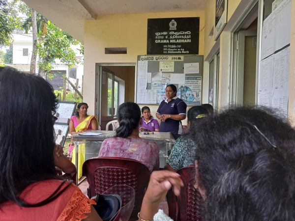 A community awareness program in Siddhamulla North Grama Niladhari division (2022-12-16)